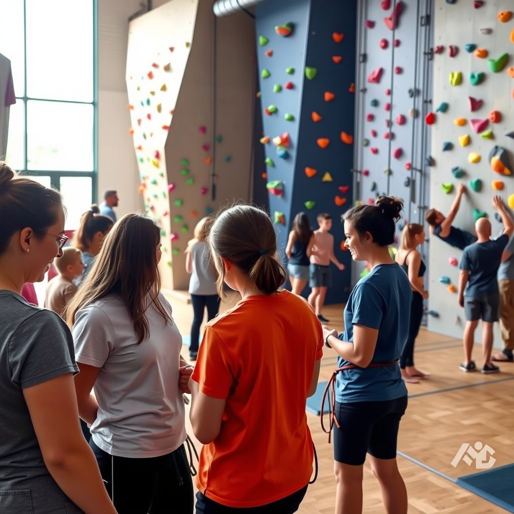 Climbgymでのクライミング